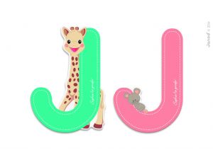 JANOD Lettre Sophie la Girafe - Dès 12 mois