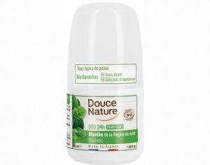 DOUCE NATURE Déodorant Bille Peaux Normales Purifiant à la Menthe - 50 ml