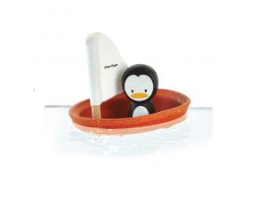 PLAN TOYS Bateau pingouin - Dès 12 mois