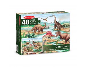 MELISSA & DOUG Puzzle Géant Dinosaures - Dès 3 ans