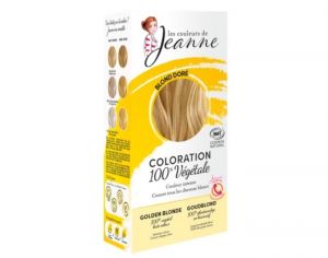 LES COULEURS DE JEANNE Coloration 100% Bio & Végétale - Blond doré