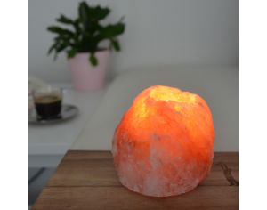 ZEN'ARôME Bougeoir en Cristal de Sel Himalaya Rock - 500g