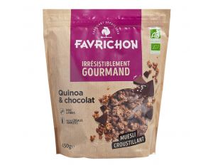 FAVRICHON Muesli Croustillant Quinoa Chocolat - 450g