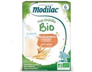 MODILAC Céréales Bio Multicéréales - 250g - Dès 6 mois