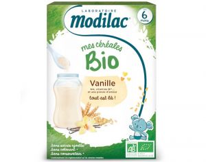 MODILAC Céréales Bio Vanille - 250g - Dès 6 mois