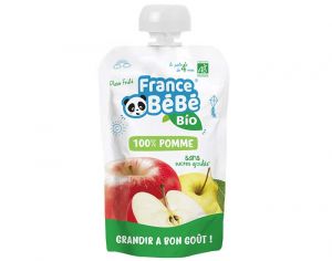 FRANCE BEBE BIO Gourde Pomme - 100g - Ds 4 mois