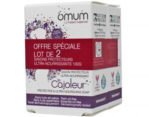 OMUM Offre Duo Le Cajoleur - Savon Protecteur - Dès 3 mois - 2 x 100 g