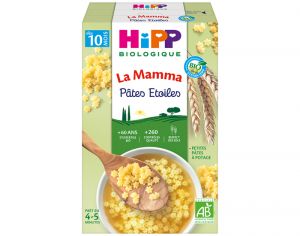 HIPP La Mamma Pâtes Étoiles pour Bébé - 320g - Dès 10 mois