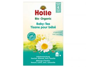 HOLLE Tisane Bio pour Bébé et Enfant - Dès 4 mois - 20 sachets