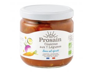 PROSAIN Couscous aux 7 Légumes Sans Sel Ajouté - 38,8cl