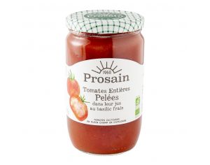 PROSAIN Tomates Entières Pelées et Basilic - 72cl