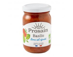 PROSAIN Sauce Tomate-Basilic Sans Sel Ajouté - 200g 