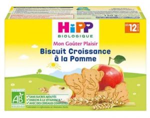 HIPP Biscuit Croissance à la Pomme - Dès 12 mois