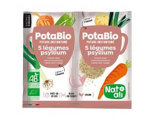 NAT-ALI Potabio 5 Légumes-Psyllium - 2x8,5g 