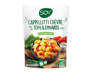 SOY Cappelletti Chèvre Tofu et Epinards - 220g