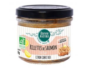 BONNE NATURE Rillettes De Saumon Et Citron Confit - 90g 
