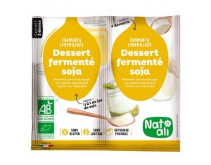 NAT-ALI Ferments pour dessert au soja 2x6g bio