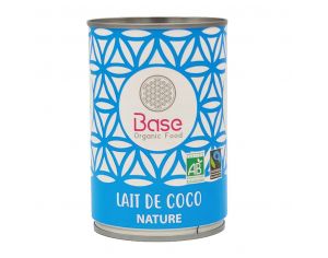 BASE ORGANIC Lait de Coco 17% MG 400ml Bio