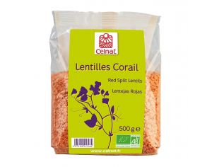 CELNAT Lentilles Corail - 500g