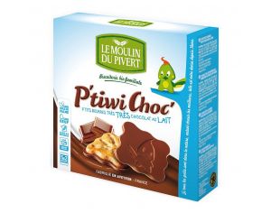 MOULIN DU PIVERT P'tits Beurres P'tiwi Chocolat Au Lait - 125g 