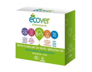 ECOVER Tablettes Lave-Vaisselle XL x 70 - 1,4kg 