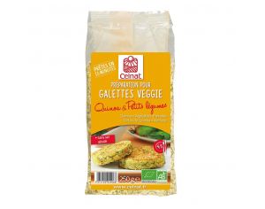 CELNAT Galettines Quinoa-Petits Légumes - 250g