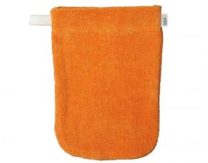 IOBIO Gant de Toilette - 13,5 x 18,5 cm Orange