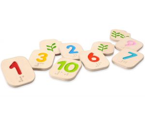 PLAN TOYS Apprendre les chiffres en braille - Dès 3 ans