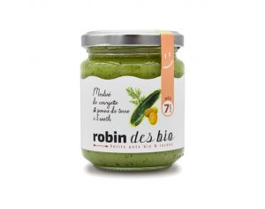 ROBIN DES BIO Mouliné de courgette & pomme de terre à l'aneth (190g) - dès 7 mois