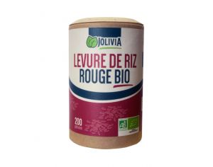 JOLIVIA Levure de Riz Rouge Bio - 200 gélules végétales de 333 mg