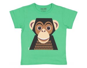 COQ EN PATE T-shirt en Coton Bio - Chimpanzé 1 A