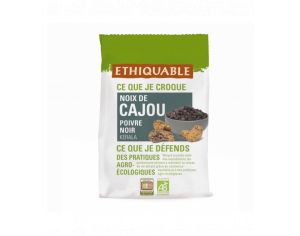 ETHIQUABLE Noix de Cajou Poivre Noir Bio & Equitable - 100g