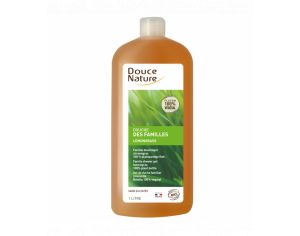 DOUCE NATURE Shampooing Douche des Familles - Lemongrass Bio et Equitable - 1 L
