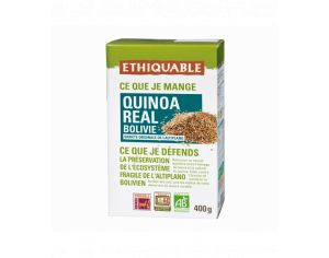 ETHIQUABLE Quinoa Real Bolivie Bio & Equitable - 400 g