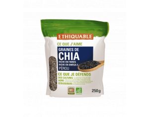 ETHIQUABLE Graines de Chia Bio & Equitable - 250 g