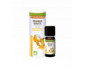 ETHIQUABLE Orange Douce - Huile Essentielle Bio & Equitable - 10 ml