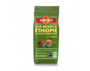 ALTER ECO Café Ethiopie Pur Arabica Bio et Equitable - 260 g