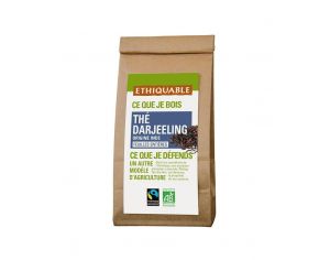 ETHIQUABLE Thé Darjeeling feuilles Entières Bio & Equitable - 100 g