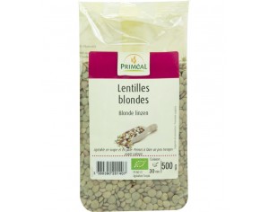 PRIMEAL Lentilles Blondes - 500 g