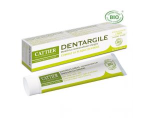 CATTIER Dentargile Anis - Dentifrice Bio Reminéralisant - 75ml