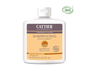 CATTIER Shampoing Usage Fréquent Bio Soluté de Yogourt - 250ml