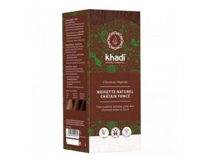 KHADI Noisette naturel Châtain foncé - Coloration végétale naturelle - 100g