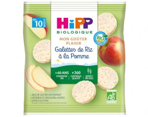 HIPP Galettes de Riz - 30g - D�s 8 ou 10 Mois Pomme