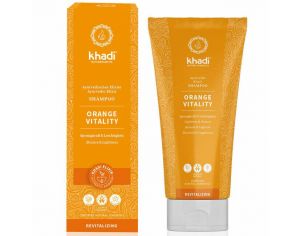 KHADI Shampoing ayurvédique Orange Vitality - Revitalisant - 200ml