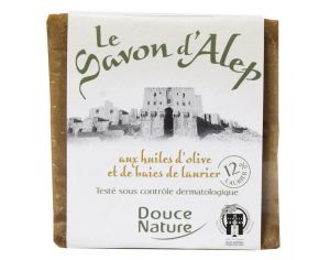 DOUCE NATURE Savon d'Alep - 12% Laurier 80% Olive - 200g