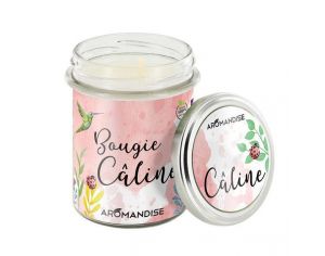 AROMANDISE Bougie parfumée Câline - 100% végétale - 150g