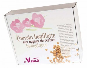 BY VENGA Coussin Bouillotte aux Noyaux de Cerises