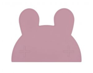 WE MIGHT BE TINY Set de table en silicone - Lapin Vieux rose