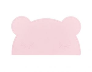 WE MIGHT BE TINY Set de table en Silicone - Ours Rose