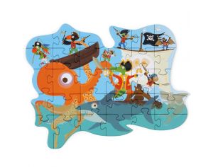 SCRATCH EUROPE Puzzle à Contours Pirates 29 Pièces - Dès 3 ans